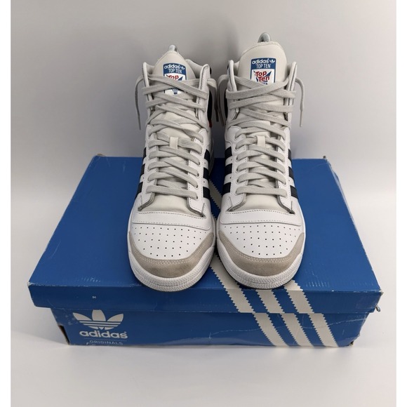 adidas Other - Size 13 - adidas Top Ten High White